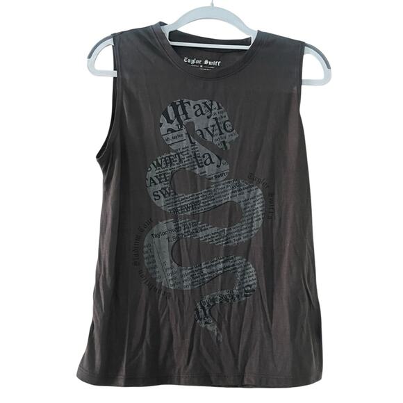 Taylor Swift REPUTATION Tank Top •M• Stadium Tour Snake Muscle Graphic Tank - Picture 1 of 9